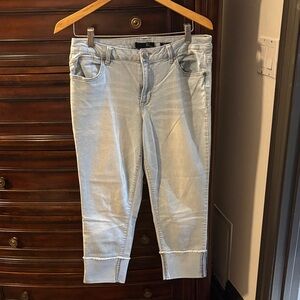 1822 Denim Light Blue Cuffed Jeans